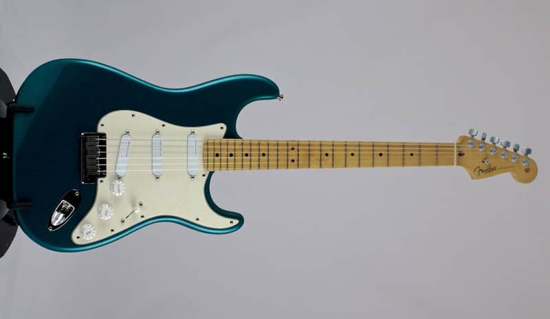 RARE 2001 FENDER AMERICAN SERIES STRATOCASTER AQUA MARINE METALLIC ONLY MADE 1YR image 1