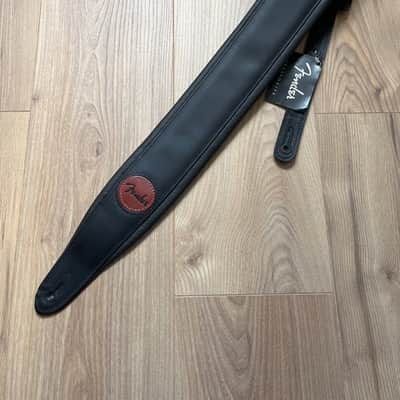 Fender Deluxe wide padded leather strap FS-1 2000 - noir image 1