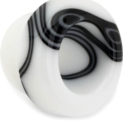 Pickett Acrylic Trumpet Mouthpiece Top - 1.5C Tuxedo Swirl image 1