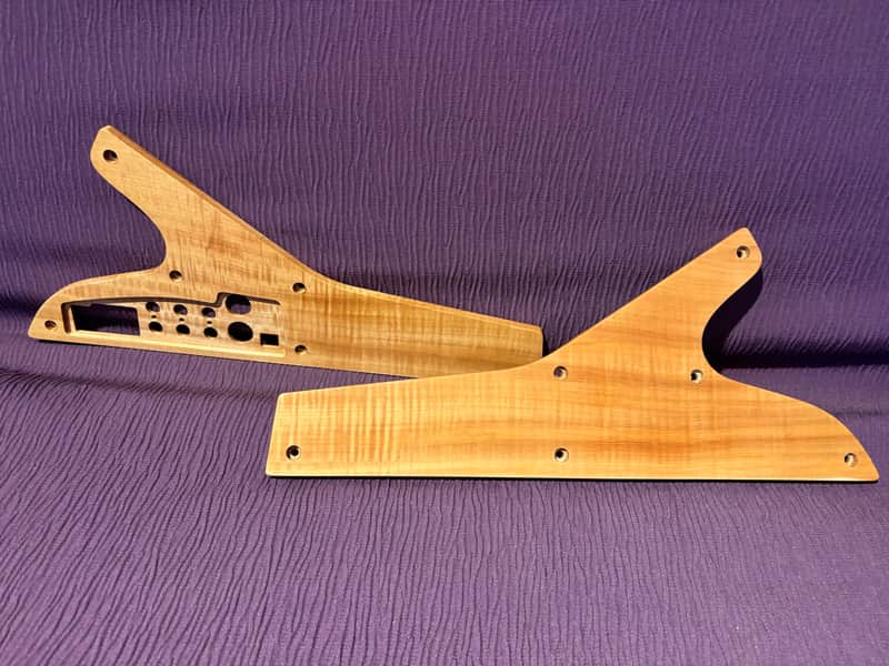 Moog Sub Phatty & Little Phatty、 Stage2 replacement side panels. " Japanese Horse Chestnut 4A grade " Oil Gel Glossy finish. image 1