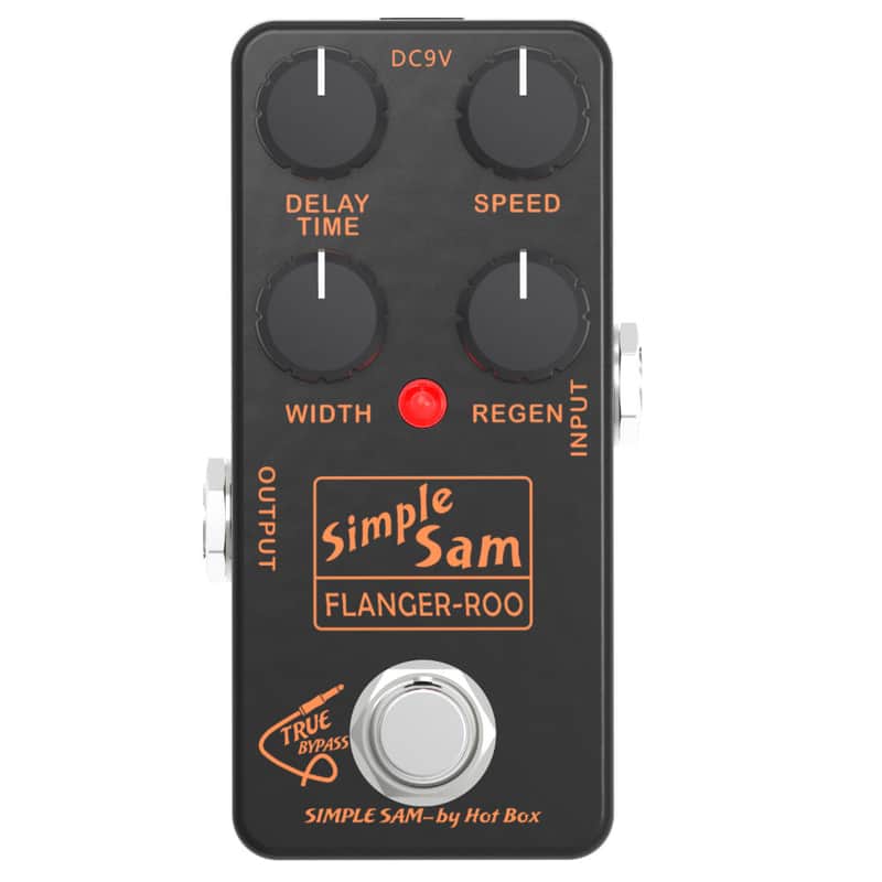 Simple Sam Flanger-Roo Flanger Guitar Effect Pedal True Bypass Astounding Tone Bild 1