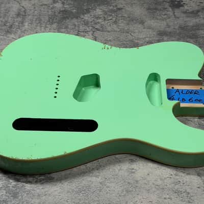 Real Life Relics Tele® Telecaster® Body Double Bound Aged Surf Green image 2