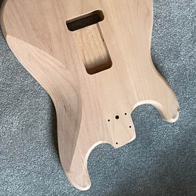 Fender American Professional Stratocaster guitar body alder unfinished image 6