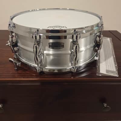 Yamaha RAS-1455 Recording Custom 5.5x14" Aluminum Snare Drum with Bag image 1
