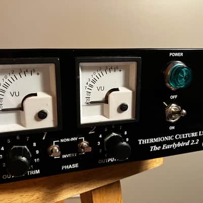 Thermionic Culture Earlybird 2.2 2-Channel Mic Preamp / Equalizer 2010s - Black image 5