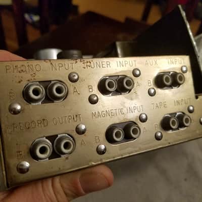 Voice of Music 30 Watt Stereo EL84 tube amp hifi V-M VM 1428 1963 - brown and gold image 9