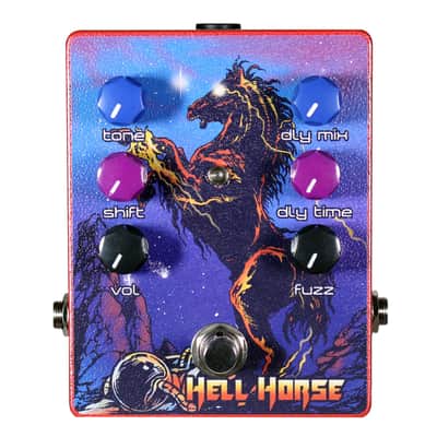 Haunted Labs x Dirty Haggard Audio - Hell Horse Fuzz Delay Pedal image 1