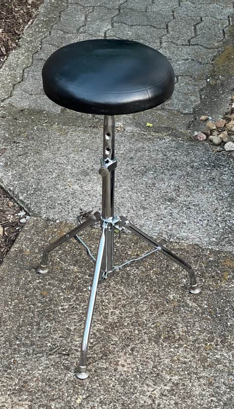 Vintage 1970‘s Ludwig Atlas Vistalite Era Tube Leg Swivel Feet Drum Throne - Rare! & CLEAN image 1