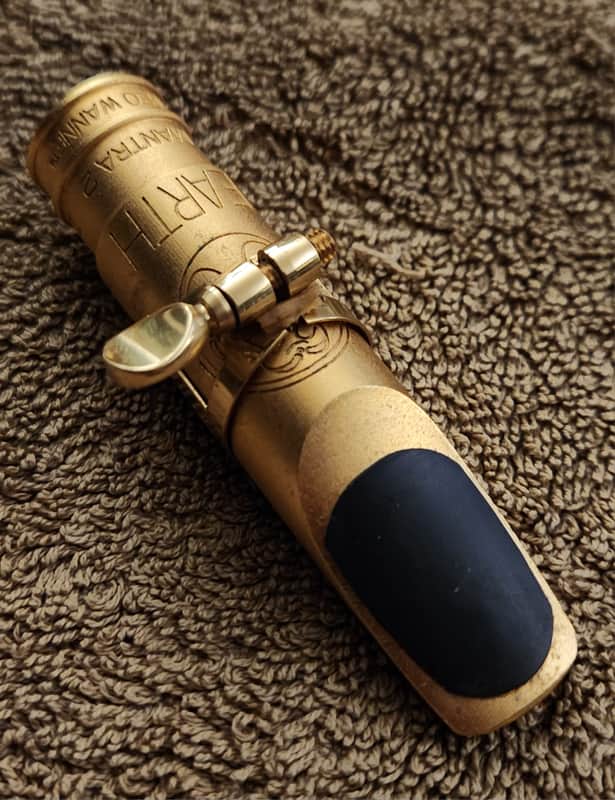 Theo Wanne Earth Mantra 2 Gold-Plate Alto Sax Mouthpiece (7) 2020s USA image 1