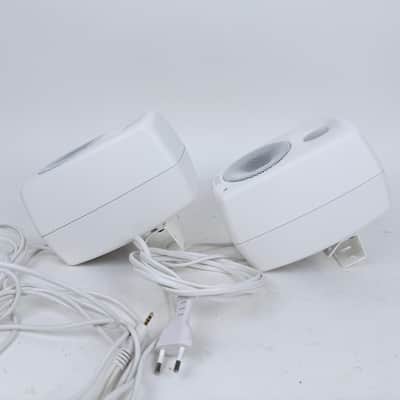 Genelec 6010A 3" Active Nearfield Studio Monitors - White image 2