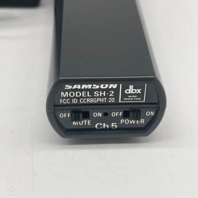 (TESTED) Samson Stage II VHF Wireless Microphone SR-2 SH-2 image 5
