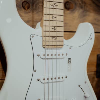 PRS Silver Sky John Mayer Signature Electric Guitar, Maple, Frost White, Gigbag image 3