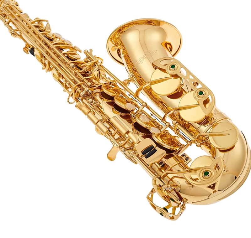 Apollo Alto Saxophone in gold lacquer with leather pads image 1