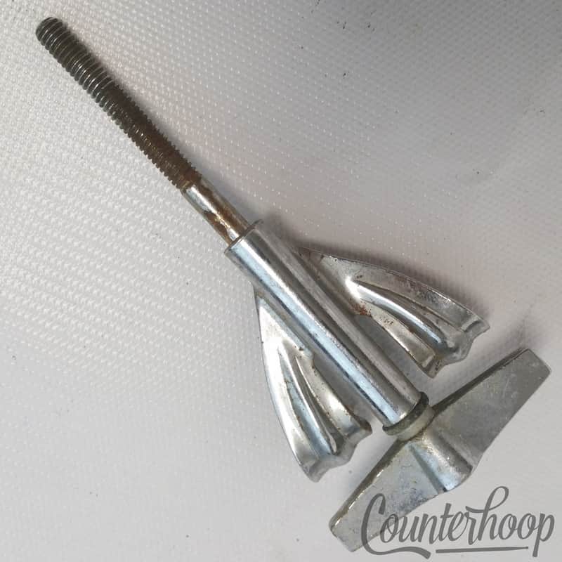 *Ludwig Bass Drum Tension T-Rod+Claw Standard Chrome Vintage 60s-70s Tensioner* image 1