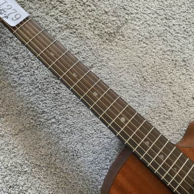 Luna Tattoo 40 Inch Acoustic Guitar, Mahogany Body, Mahogany Neck, Rosewood Fingerboard image 4