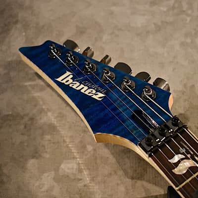 Ibanez Left Handed J. Custom RG-8570ZL 2017 Trans Blue image 6