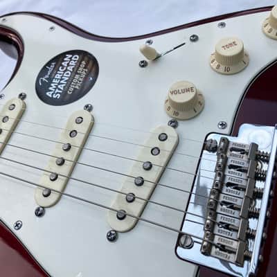 Fender 60th Anniversary American Standard Stratocaster 2014 - Bordeaux Metallic image 4