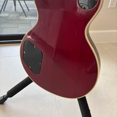 Gibson Les Paul Custom 1978 Wine Red w Virgil Arlo Humbuckers/Graphtech Ratio Tuners/StringButler image 10
