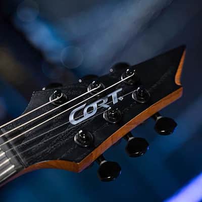 Cort KX700 OPBK | KX Series Evertune Double Cutaway Electric Guitar. Open Pore Black. New with Full Warranty! image 7