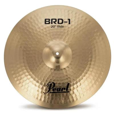 Pearl Brilliant Hammered Brass 3pc Cymbal Set 14/16/20 image 5