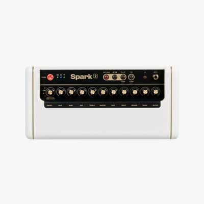 Positive Grid 50-Watt Smart Guitar Practice Amp & Bluetooth Speaker, Pearl Brand: Positive Grid Model: SPARK2-PRL image 2