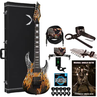Dean MAB7 Michael Angelo Batio Signature 7-String with ChromaCast MAB Signature Accessories, Warrior image 4