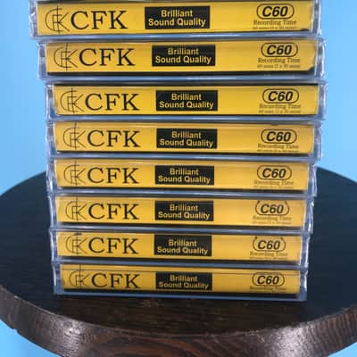 CFK HXC60 TYPE 1 60 Minute Standard Music Grade Audio Cassette (10 Pack) image 1