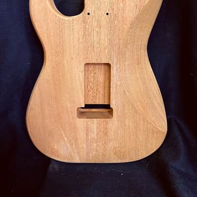Guitar Mill S-Style Body / 2 pc. Honduran Mahogany / 2 Point Tremolo / HSS (#GIN-4135) image 2