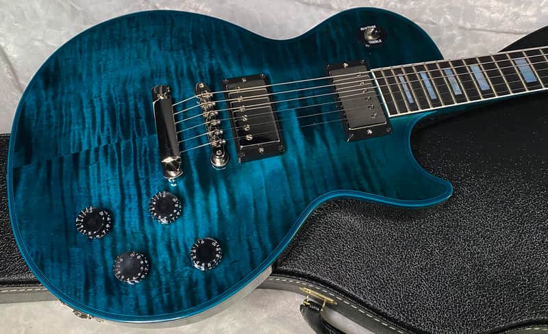 NEW! Gibson Les Paul Custom Peacock Widow - Monster Flame Top! Limited Edition - Weighs in at 8.4 lbs - Authorized Dealer - G07563 image 1