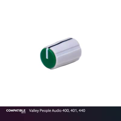 Collet Knob with Green Cap for Valley People Audio 400, 401, 440 image 1