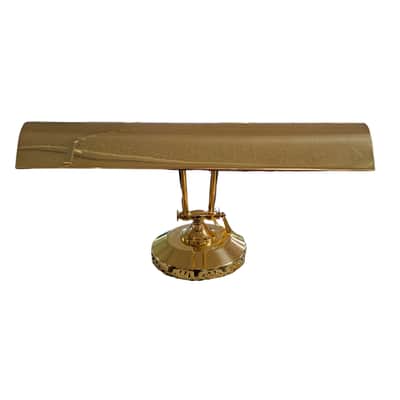 House of Troy Upright Piano And Desk Lamp 14″ in Polished Brass P14-250-0 image 1