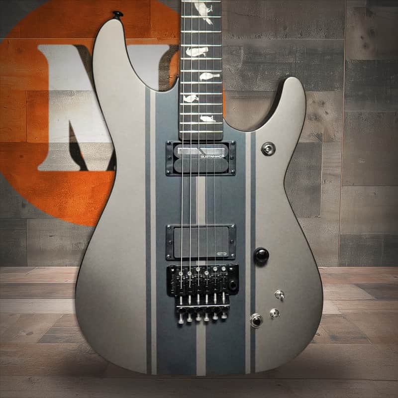 Schecter DJ Ashba Electric Guitar - Carbon Grey (270) image 1