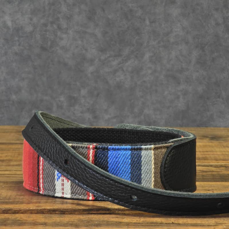 Franklin 2" Saddle Blanket Guitar Strap New From Authorized Dealer - Black image 1