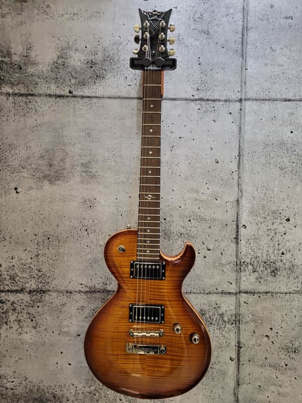 DBZ Diamond Guitars Bolero Flame Top 2010's - Amber Cherry Burst image 1