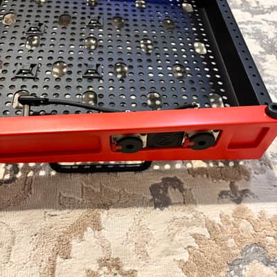 Temple Audio DUO-24-TR Duo 24 Pedalboard - Temple Red - with extras image 9