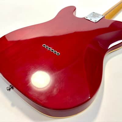 Fender Telecaster American Deluxe 2000 Crimson Red Transparent image 20