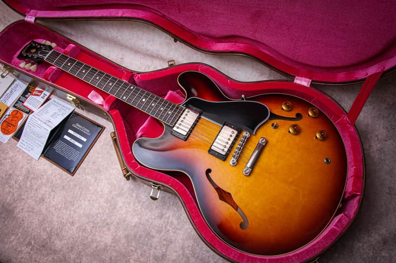 GIBSON USA Custom Shop 59' ES-335 Reissue "Vintage Sunburst + Rosewood" (2021)