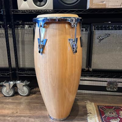 Latin Percussion LPA646-AW Aspire Series 10/11" Conga Set with Stand, Black Hardware 2010s - Natural image 3