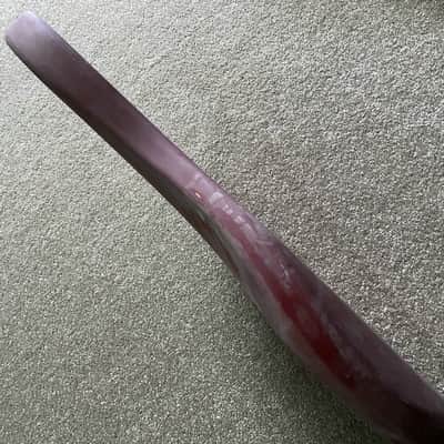 Red DIY Bass Guitar Basswood Body image 3