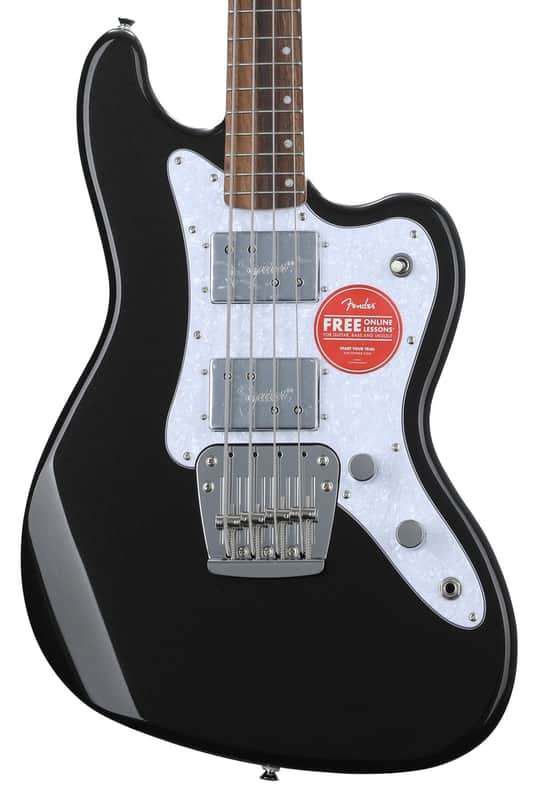 Squier Paranormal Rascal Bass HH - Metallic Black image 1