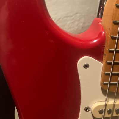Torino Red Squier II Standard Stratocaster with Maple Fretboard (Made in Korea) 1989 - 1992 image 17