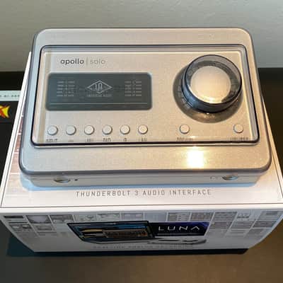 Universal Audio Apollo Solo Thunderbolt 3 Audio Interface - Original Packaging, Cable + Cover image 3
