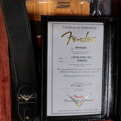 Fender Custom Shop Limited 1959 Stratocaster Relic - Shoreline Gold image 15