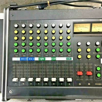 VINTAGE RAMSA PANASONIC AUDIO MIXEUR model: WR-130 WITH CASE image 1