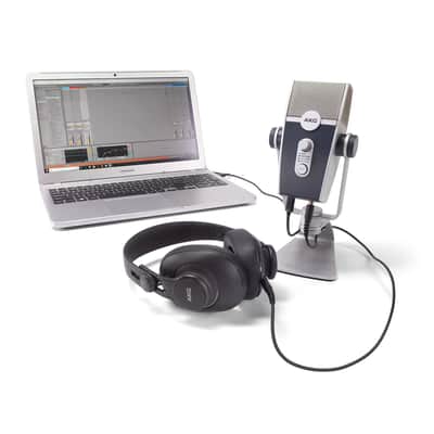 Mint AKG Podcaster Essentials Toolkit w/ Lyra USB Microphone & K371 Headphones image 2