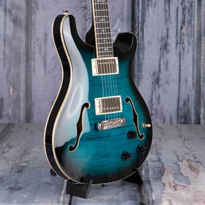 Paul Reed Smith SE Hollowbody II Piezo, Peacock Blue image 2