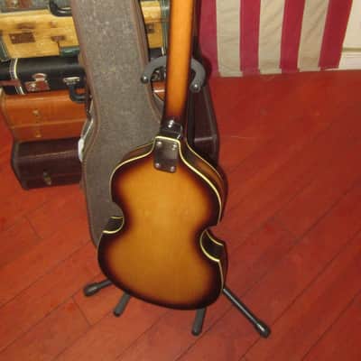 ~1965 National 500/1 Beatle Bass Sunburst image 6