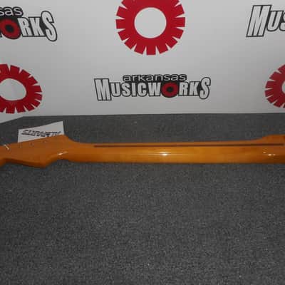 Allparts Fender Licensed Maple Strat Neck, 10" Radius, Nitro Finish - #SMNF-C image 4