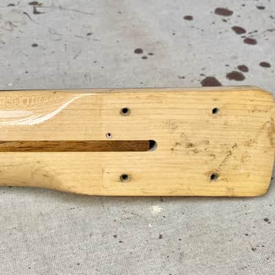 1970's Fender Jazz Bass Neck & Tuners Maple with Black Block Vintage ~1971-1974 image 7