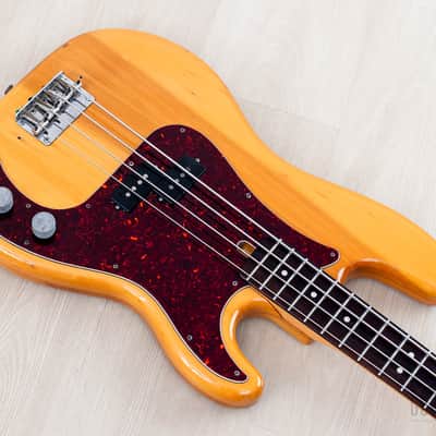 1974 Greco Electric Bass PB-420N Vintage P Bass Natural Japan w/ Fender USA Pickup image 9